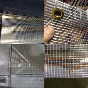 Fogli <span class=keywords><strong>in</strong></span> rete trasparente <span class=keywords><strong>in</strong></span> <span class=keywords><strong>Pvc</strong></span> con <span class=keywords><strong>occhielli</strong></span> - Product Image 2