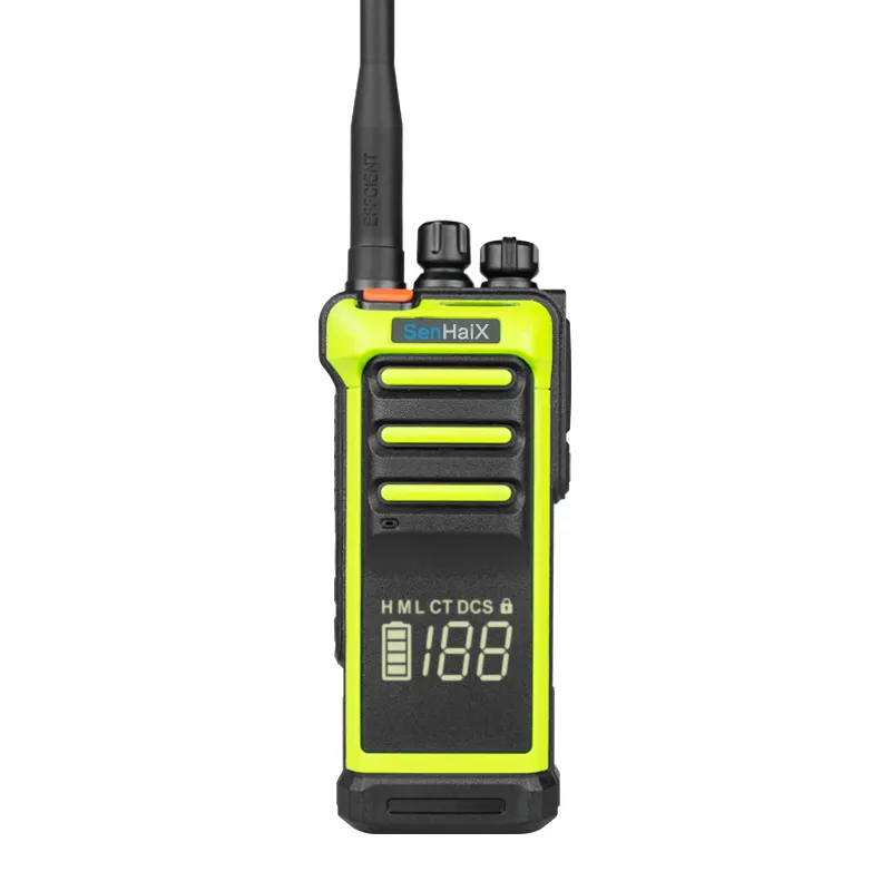 SenHaiX-walkie <span class=keywords><strong>talkie</strong></span> UHF <span class=keywords><strong>de</strong></span> largo alcance, radio bidireccional portátil, 10 vatios