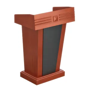 Long life top material P2 MDF/MFC high quality wooden church pulpit designs