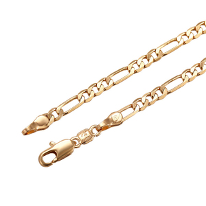Collier indien plaqué or 18k, bijou simple <span class=keywords><strong>et</strong></span> délicat, nouveau design à la mode, 43649 - Product Image 1