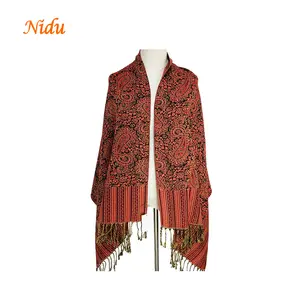 Cheap polyester paisley large size multi purpose scarf shawls china factory custom pashmina scarf for woman