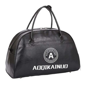 Sacs de sport noirs sac de voyage en cuir homme PU - Product Image 2