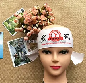 Tùy Chỉnh In Logo Hachimaki Cotton Ninja Võ Thể Thao Headband Với Logo Tùy Chỉnh