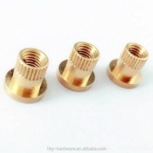 M2 M2.5 M3 M4 <strong>M5</strong> <strong>T</strong> Shape Blind Knurling <strong>Threaded</strong> Brass <strong>Insert</strong> Nut - Product Image 4