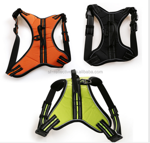 Colore arancione riflettente avventura all'aria aperta morbido imbottito animale domestico della maglia cane da caccia di sicurezza imbracatura pet cinghie vestiti della maglia - Product Image 1