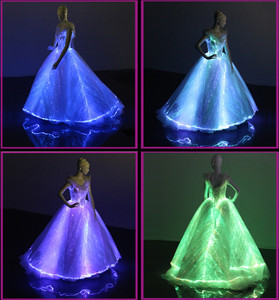 Vestido de baile de una pieza con tutú de ballet y luz <span class=keywords><strong>led</strong></span> luminosa - Product Image 6