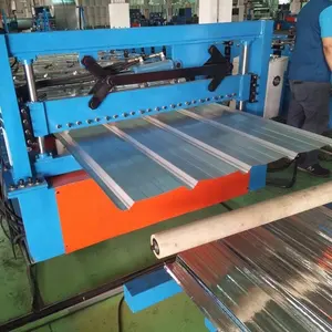 Trapezoidal metal roof tile rolling mill