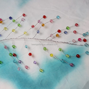 Arrangement de mariage Coloré <span class=keywords><strong>Mini</strong></span> Rondelle Perles De Chaîne avec des Argent <span class=keywords><strong>Fer</strong></span> Threading - Product Image 1