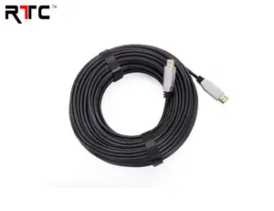 Câble à fibres optiques actif de HDMI câble jusqu'à 300m approvisionnement d'usine 4 K/60Hz/YUV 4:4:4