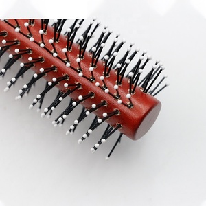 Cepillo de nailon para el cuidado del cabello, peine antiestático, peluquería, cepillo de pelo redondo enredado de madera - Product Image 3