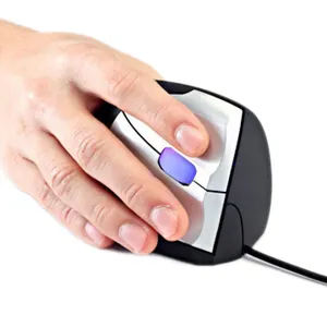 בריא הנדסת אנוש wired אנכי עכבר מחשב עבור יד ימין גדול