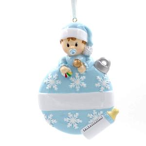 <strong>Baby's</strong> <strong>First</strong> <strong>Christmas</strong> <strong>Ornament</strong> Resin Personalized <strong>Baby</strong> <strong>Ornament</strong> - Product Image 1