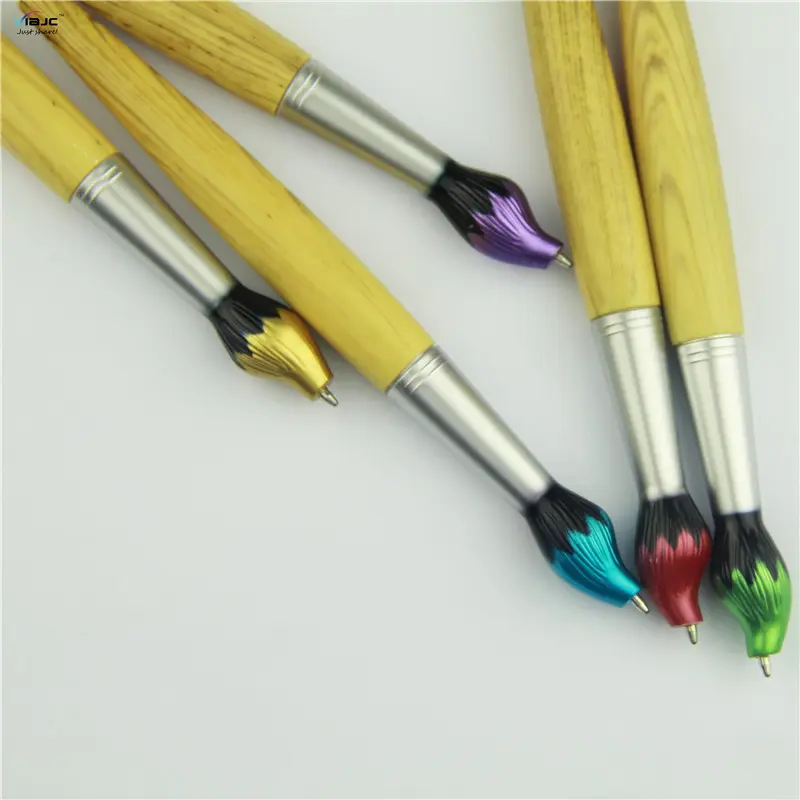 Chinese Brush Shape Lovely Wood Pen for Promotion