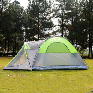 T028 Nouveau personnalisé grande <span class=keywords><strong>famille</strong></span> 6 personne tube tente combi camp remorque tente de camping familiale - Product Image 5