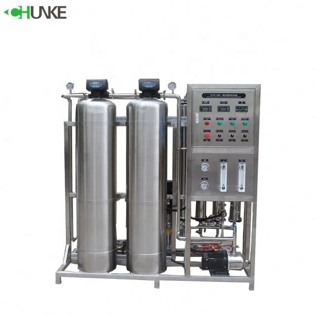1000 л/ч двухступенчатые обратное осмическое водное Очищение системы сетчатый фильтр из нержавеющей стали для гемодиализа