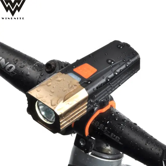 Windnite ไฟหน้า USB สำหรับรถจักรยาน,ไฟ LED สำหรับจักรยานเสือภูเขากันน้ำได้1000lm