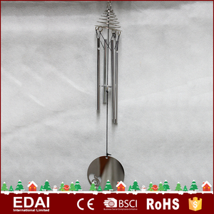 3d métal vent spinner Ange <span class=keywords><strong>18</strong></span> "Argent cosmo spinner vent cloche ornement de jardin Carillon - Product Image 6