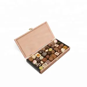 cheap design solid wood arabic chocolate sweet packing box