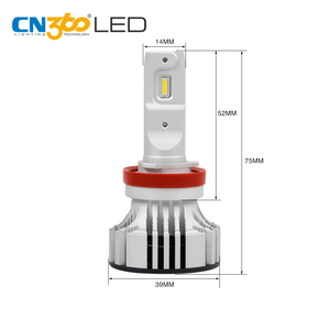 NOUVEAU Mini corps de la lampe F2 a mené le kit phare haute puissance <span class=keywords><strong>36</strong></span> W led h11 ampoules - Product Image 3