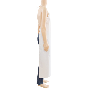 Blanco impermeable y a prueba <span class=keywords><strong>de</strong></span> aceite <span class=keywords><strong>delantal</strong></span> <span class=keywords><strong>de</strong></span> <span class=keywords><strong>PVC</strong></span> para el chef - Product Image 3