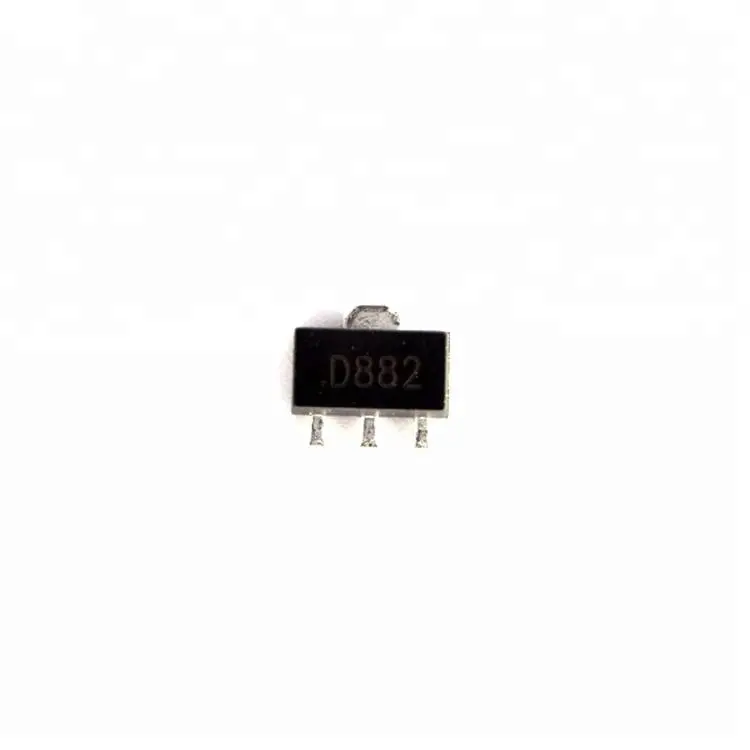 Transistor de alta calidad 2SD882 D882 SMD, 2A, transistor de alta corriente SOT89