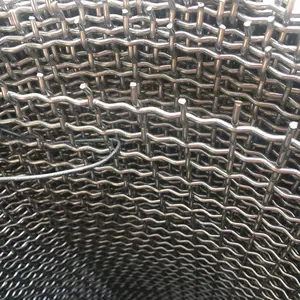 Mesh 3x3 316 316L roestvrij staal gekruld draad mesh