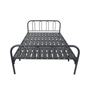 Vente chaude Lit <span class=keywords><strong>En</strong></span> Métal Pliant cadre <span class=keywords><strong>En</strong></span> <span class=keywords><strong>Fer</strong></span> pour Meubles de Chambre À Coucher DB-912 - Product Image 2