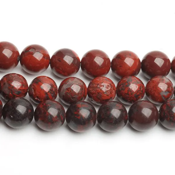 Made In China 12mm Poppy Jasper Branelli Allentati di Pietra Naturale