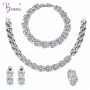 Parures de bijoux en alliage tendance 2018 : boucles d'oreilles, collier, bague, <span class=keywords><strong>bracelet</strong></span>, parures de bijoux brésiliennes - Product Image 3