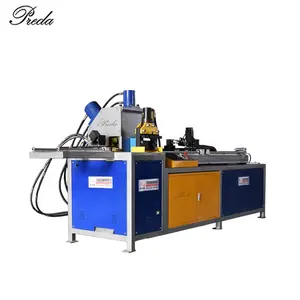 China rectangular duct making machine CNC steel angle punching machine hydraulic angle iron production machine