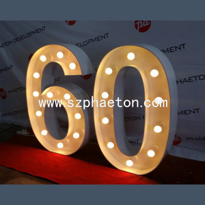 Lettres décoratives pour chapiteau, fournitures pour fête d'anniversaire - Product Image 6