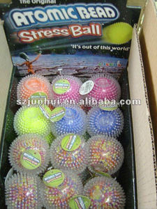 Kunststoff injektion anti stress multi-farbe spiky massage hand übung ball - Product Image 6
