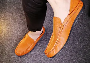 Sapato estilo coreano com borracha ventilada, sapato estilo coreano de pureza leve e confortável