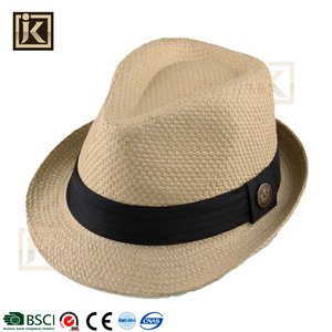 Fabricante JAKIJAYI fedore sombrero unisex sombrero verano papel hecho a medida - Product Image 4