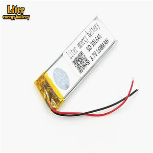 Size petty refillable 301645 <span class=keywords><strong>3</strong></span>,7 V 160 mAh lipo battery with PCM - Product Image 3