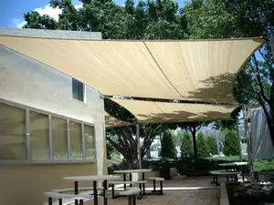 Sun Shade Sail HDPE And Polyester Waterproof Patio Canopy Awning 2x3m 3x4m 4x5m 5x6m 3x3m 3.6x3.6m 4x4m 5x5m 6x6m 6x8m 7x7m 8x8m