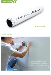 <strong>Big</strong> Size Soft White Board Adhesive Sticker Erasable Roll Small Magnetic <strong>Whiteboard</strong> Dry Erase for Kids - Product Image 2