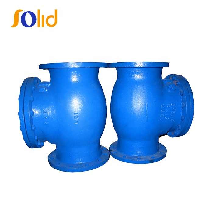 DIN3202 F6 Ductile Iron Gray Cast Iron Flanged Non Return Swing Check Valve