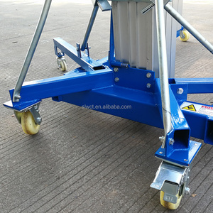 Lift Material Manual portabel, aluminium 200kg 685X585mm ukuran meja restoran kecil 3.00-7.00m 3.50-7.50m 163-224kg