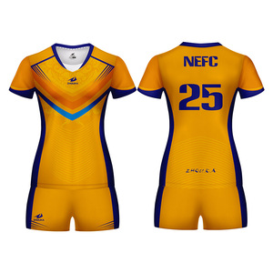 2019 March Expo selling high quality women and men's volleyball team uniform Jersey design - Product Image 5