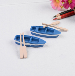 Di alta Qualità Barca e remo/<span class=keywords><strong>casa</strong></span> di bambola//miniature/bello sveglio/fairy garden gnome/muschio terrario decorazione/artigianato/bonsai - Product Image 2