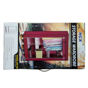 Armoire de rangement en tissu pliable de haute qualité, armoire <span class=keywords><strong>portable</strong></span>, armoire en tissu à monter soi-même - Product Image 6