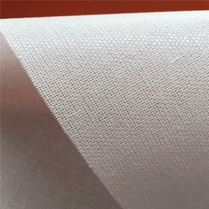 Tốt chất liệu <span class=keywords><strong>cotton</strong></span> polyester resin dệt <span class=keywords><strong>interlining</strong></span> vải nung chảy cho áo cổ áo sơ mi và cuff - Product Image 3