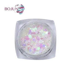Uñas de 12 formas brillante color de uñas transparente Arco Iris lentejuelas paillette para decoración de uñas