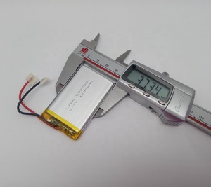 503759 3.7V 1200mAhリチウムリチウムポリマーバッテリーpcmとワイヤ - Product Image 2