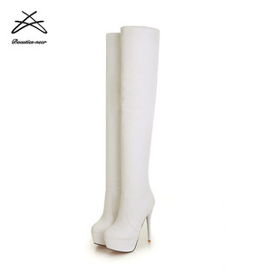 2018 <span class=keywords><strong>stivali</strong></span> lunghi da donna all'ingrosso <span class=keywords><strong>stivali</strong></span> da donna con <span class=keywords><strong>tacco</strong></span> alto al ginocchio - Product Image 3