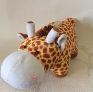 Campione gratuito simpatico portamonete peluche farcito e peluche giraffa salvadanaio salvadanaio animale