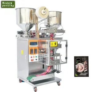 1 Years Warranty Full Automatic Dexe Black Hair Dye Hair Color Shampoo Packing Machine