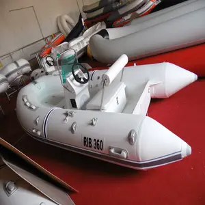 DeporteStar 12FT Rib360 Thuyền Với CE 3.6M Inflatable Thuyền Với Động Cơ Điện