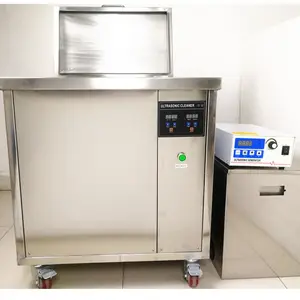 45L Industrial ultrasonic cleaner bath with oil filter degreasing system for engine parts cleaning